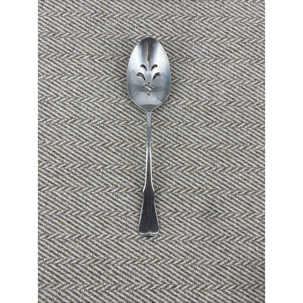 Oneida Community Stainless PATRICK HENRY Pattern Slotted Serving Spoon‎